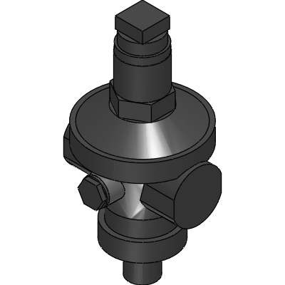 Officine Rigamonti Pressure reducing valve with diaphragm PN16 with compensation chamber and stainless steel seat Industrial Valves