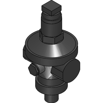Officine Rigamonti Pressure reducing valve with diaphragm PN16 with compensation chamber and stainless steel seat Industrial Valves