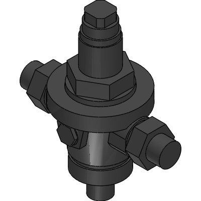 Officine Rigamonti PRESSURE REDUCING VALVES WITH DIAPHRAGM PN 40WITH COMPENSATION CHAMBER AND STAINLESS STEEL SEAT - 201 2 20120 Industrial Valves