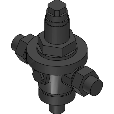 Officine Rigamonti PRESSURE REDUCING VALVES WITH DIAPHRAGM PN 40WITH COMPENSATION CHAMBER AND STAINLESS STEEL SEAT - 201 2 20120 Industrial Valves