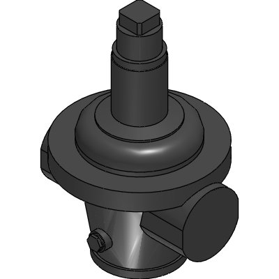 Officine Rigamonti Pressure reducing valve with diaphragm PN40 with compensation chamber and stainless steel seat - 201 201 4 20220 Industrial Valves
