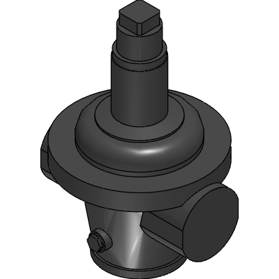 Officine Rigamonti Pressure reducing valve with diaphragm PN40 with compensation chamber and stainless steel seat - 201 201 4 20220 Industrial Valves