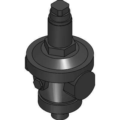 Officine Rigamonti Pressure reducing valve with diaphragm PN40 with compensation chamber and stainless steel seat - 201 2 20120 Industrial Valves