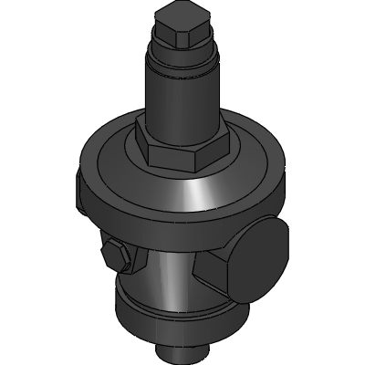 Officine Rigamonti Pressure reducing valve with diaphragm PN40 with compensation chamber and stainless steel seat - 201 2 20120 Industrial Valves