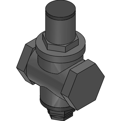 Officine Rigamonti PRESSURE REDUCING VALVE WITH PISTON SABO PN 16 NICKEL-PLATED Industrial Valves