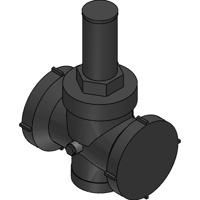 Officine Rigamonti PRESSURE REDUCING VALVES WITH PISTON PN 25 WITH COMPENSATION SYSTEM AND STAINLESS STEEL SEAT Industrial Valves