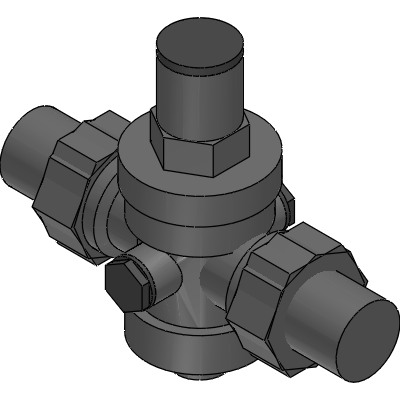 Officine Rigamonti PRESSURE REDUCING VALVES WITH PISTON PN 25 NICKEL-PLATEDWITH STAINLESS STEEL SEAT Industrial Valves