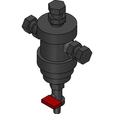 Officine Rigamonti Under-boiler magnetic dirt separator VORTEX Industrial Valves