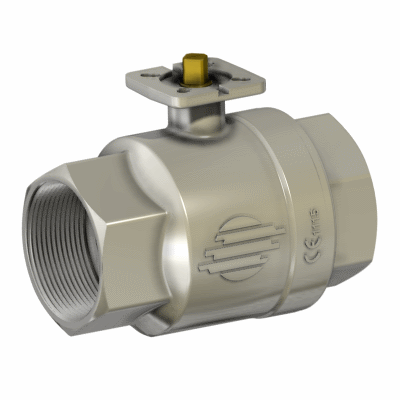 2-way full-bore threaded-ends