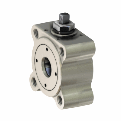 2 way full-bore flat body, flanged