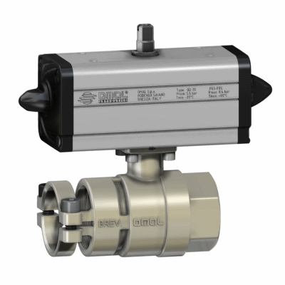 Ball valve with quick coupling for zootechnical use - full bore