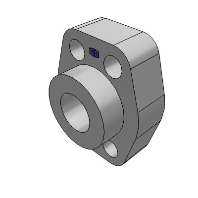 Insert with flat flace