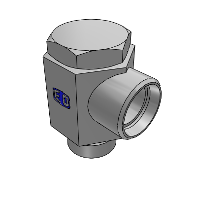 WHK-RCS high pressure elbow swivel screw connection
