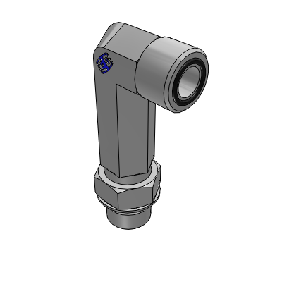 Extended male stud elbow