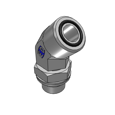 45° male stud elbow