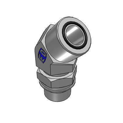 45° male stud elbow