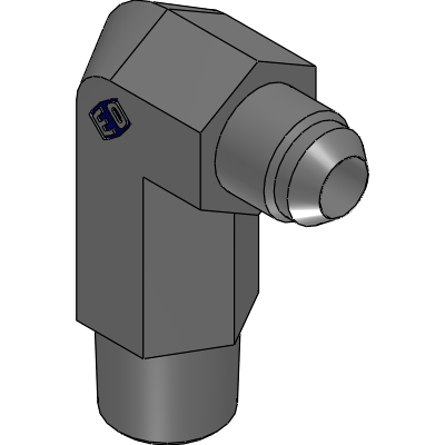 Extended male stud elbow