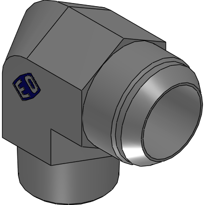 Male stud elbow