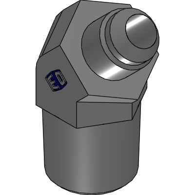 45° Male stud elbow