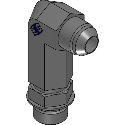 Extended male stud elbow