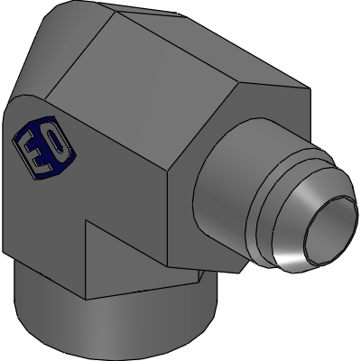 Female elbow connector
