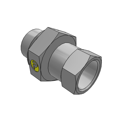 Triple-Lok swivel nut straight thread