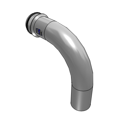 Tube bend weld nipple