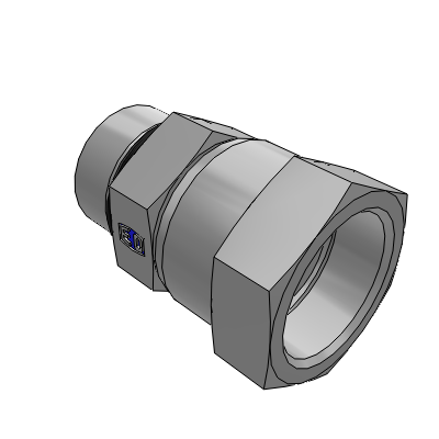 Female swivel NPSM/ male UNF