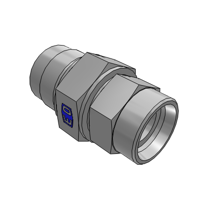 Straight male stud plain bearing rotary union