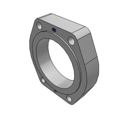 Tube to port connection, !at face