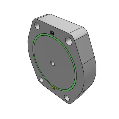 Blind flange  | SAE 1000/ISO 6162-1