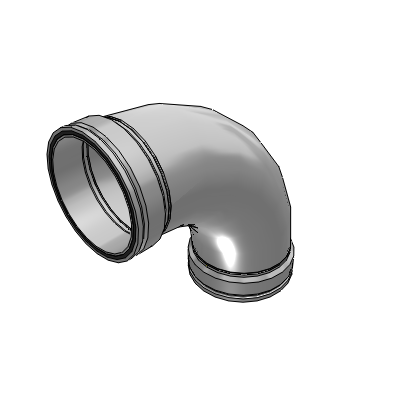 Elbow flange flat face | SAE 1000/ISO 6162-1 footprint