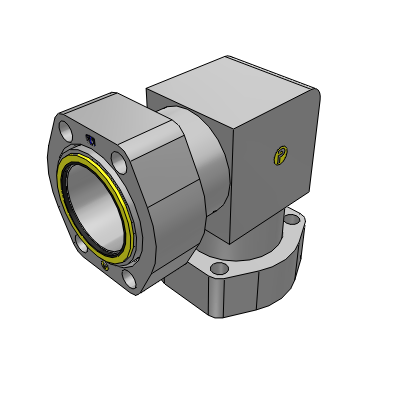 Elbow flange | SAE 3000/ISO 6162-1