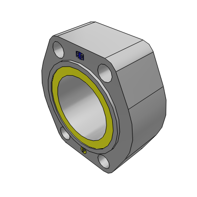 Flare flange connection | Tube to port connection, bonded seal