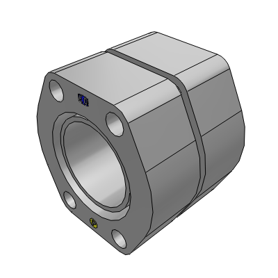 Flare flange connection | Tube to tube connection