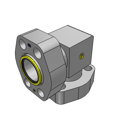 Elbow flange | SAE 3000/ISO 6162-1