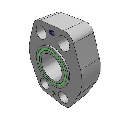 Flare flange connection | Tube to port connection, F37 seal