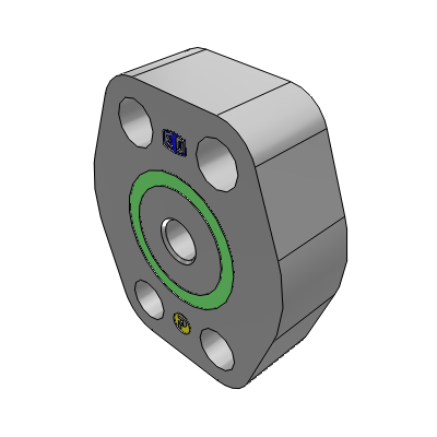 Blind flange | SAE 6000/ISO 6162-2