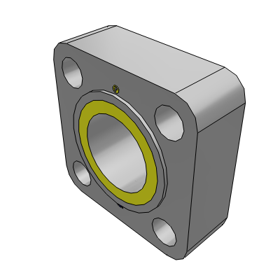 Flare flange connection | Tube to port connection, bonded seal