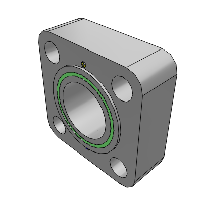 Flare flange connection | Tube to port connection, F37 seal