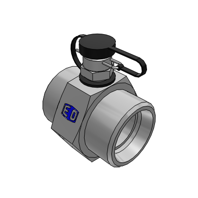 Straight Test Point fitting with pin-lock