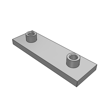 Components, DIN 3015, part 2, weld plate