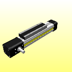 Electric linear actuator with toothed belt