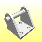 Rear trunnion mounting