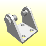 Rear trunnion mounting