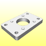 Bottom flange mounting