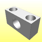 Back support for mounting EN
