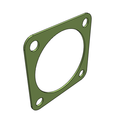 Conductive Elastomer Mounting Flange Gaskets