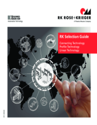 RK Selection Guide - Connecting technology - RK selection guide connecting technology / The RK connecting circle - Profile technology - Linear technology Help selecting a product The comprehensive RK Rose+Krieger product portfolio provides you with multip