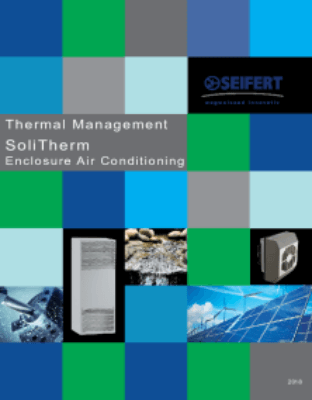 SoliTherm ® Slimline cooling units SoliTherm ® Top & 19” Rack cooling units SoliTherm ® ComPact cooling units SoliTherm ® Outdoor cooling units SoliTherm ® Peltier cooling units Accessories for cooling units More Seifert Products
